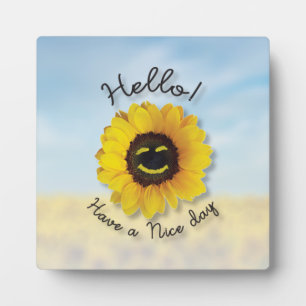 Hello ! Have a nice day Plaque