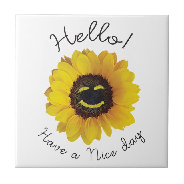 Hello ! Have a nice day Tile (Front)