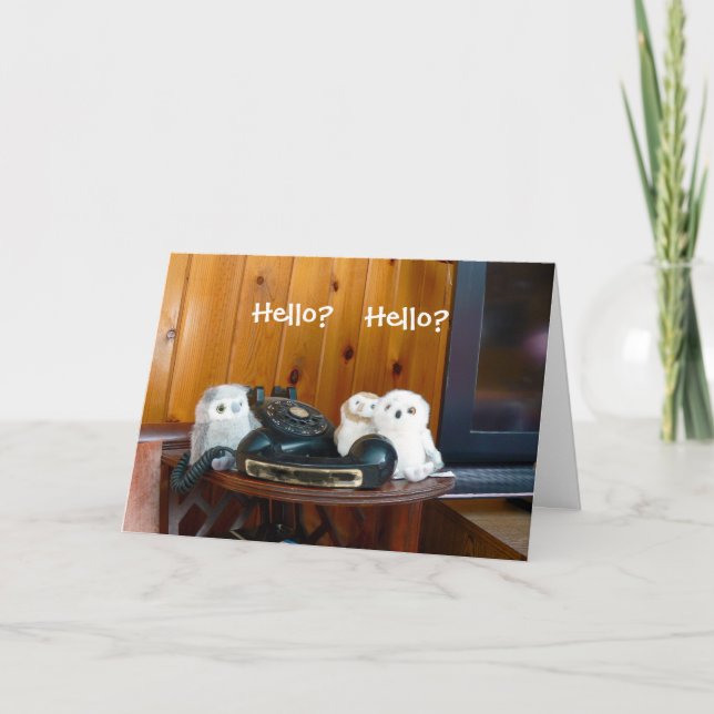 Hello? Hello? Card (Front)