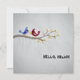 Hello Hello Greeting Card