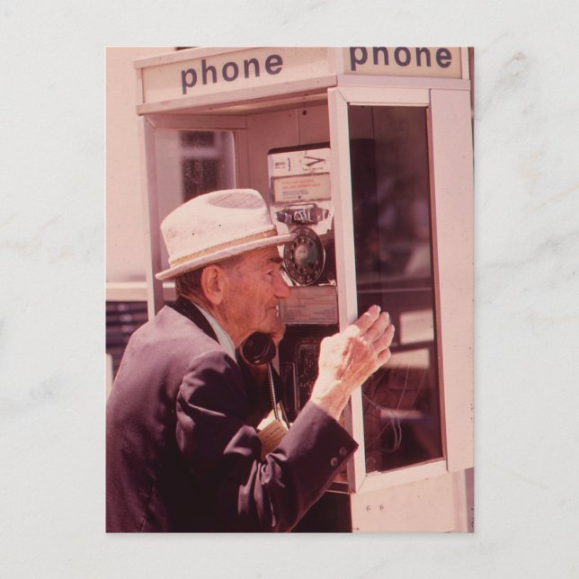 Hello Hello Hello? - Vintage Postcard (Front)