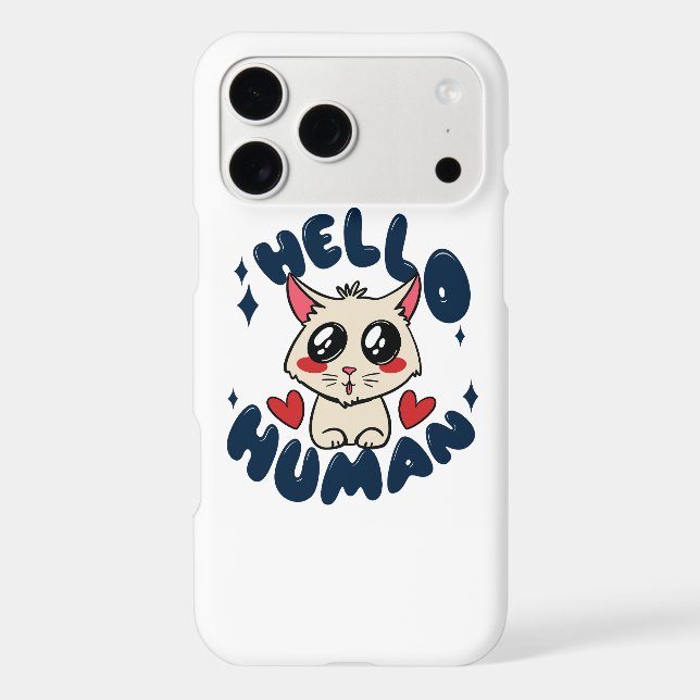 Hello human Cute Cat (Back)