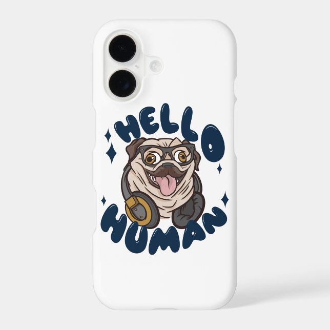 Hello human Cute dog (Back)
