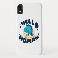 Hello human funny Dinosaur