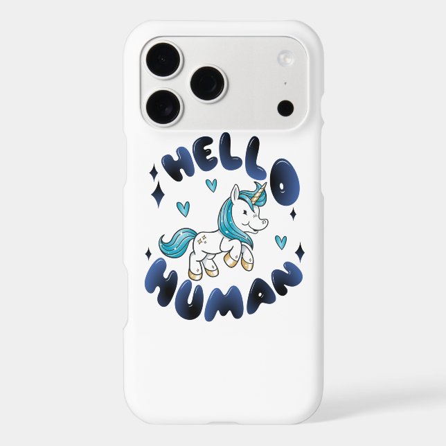 Hello human Lovely Unicorn (Back)