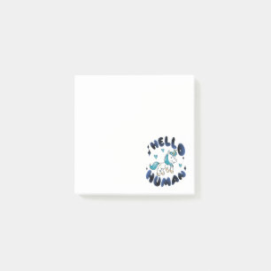Hello human Lovely Unicorn Post-it Notes