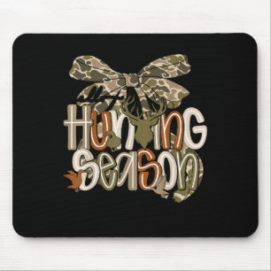 Hello Hunting Season Goodbye Husband Funny Deer  Mouse Pad