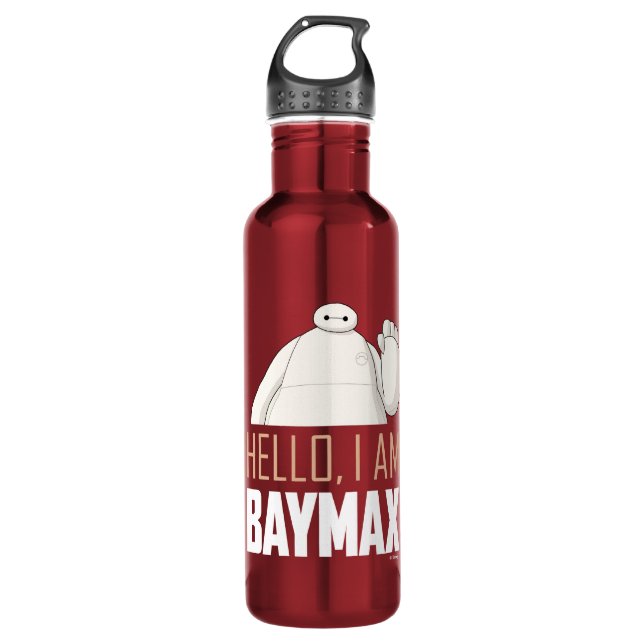 Hello, I am Baymax 710 Ml Water Bottle (Front)