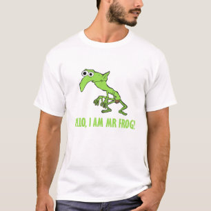 Hello I am Mr Frog Psychicpebbles Smiling Friends  T-Shirt