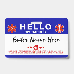 HELLO i have pets waiting for me Badge