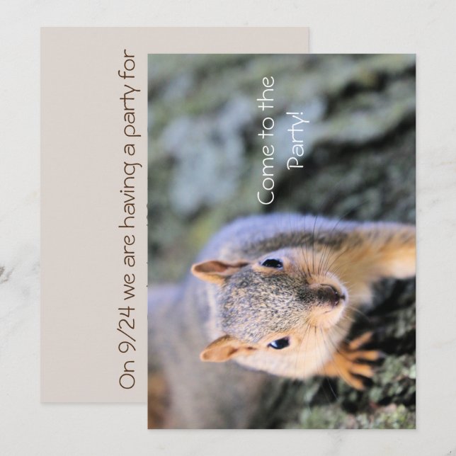 Hello! I'm darling! Invitation (Front/Back)