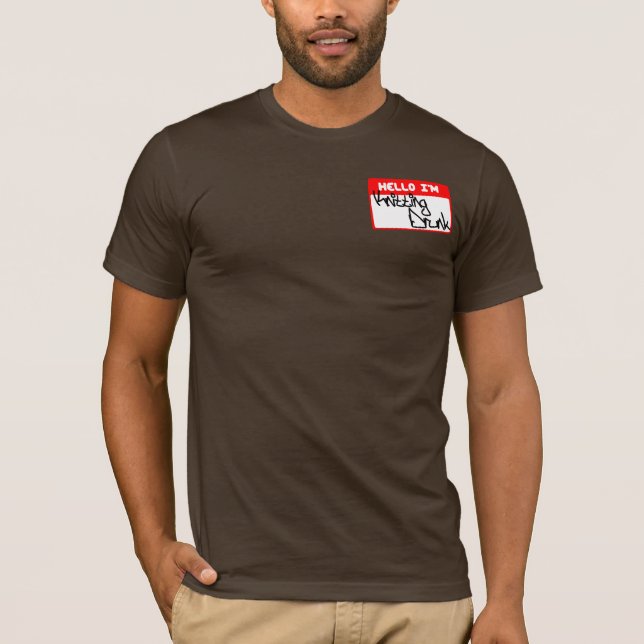 Hello I'm... Knitting Drunk. T-Shirt (Front)