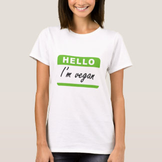 Hello I'm Vegan T-Shirt