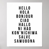 Hello In Multiple Languages