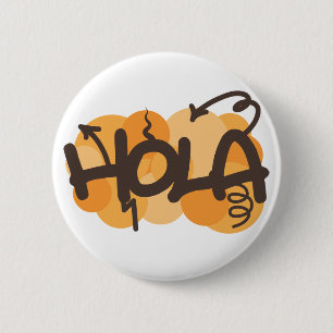 Hello in Spanish 2 Inch Round Button