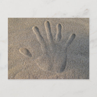 Hello in the Sand Postcard