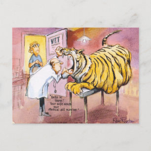 Hello in there! postcard