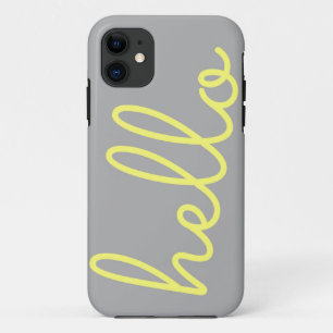 Hello iPhone Case
