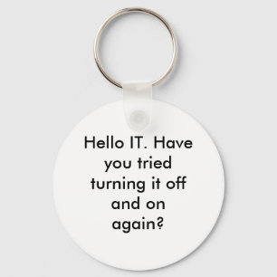 Hello IT Keychain