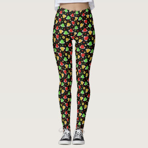 Hello Jello Tights - on Black