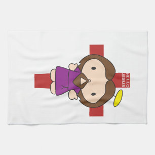 Hello Jesus Kitchen Towel