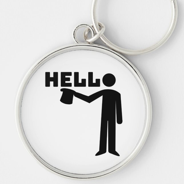 Hello Keychain (Front)