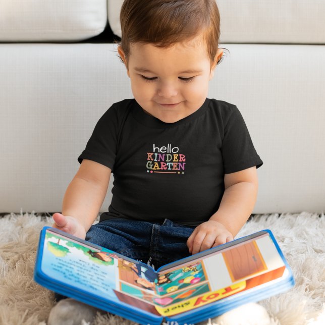 Hello Kindergarten Baby T-Shirt (Creator Uploaded)