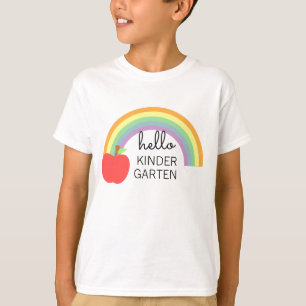 Hello Kindergarten Back to School Custom T-Shirt
