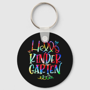 Hello Kindergarten Back To School Gifts For Teache Keychain