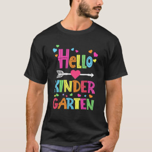 Hello Kindergarten Back To School Kinder Teachers T-Shirt