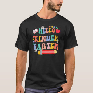 Hello Kindergarten Cute Team Kinder Back To School T-Shirt