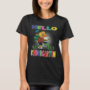 Hello Kindergarten Duck Riding A Bicycle T-Shirt
