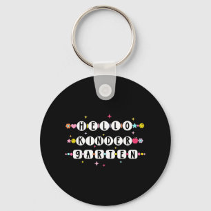 Hello Kindergarten Friendship Bracelet Back To Sch Keychain