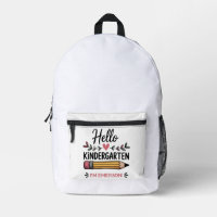 Hello Kindergarten Personalized Back To School