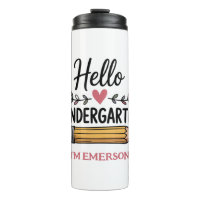 Hello Kindergarten Personalized Back To School