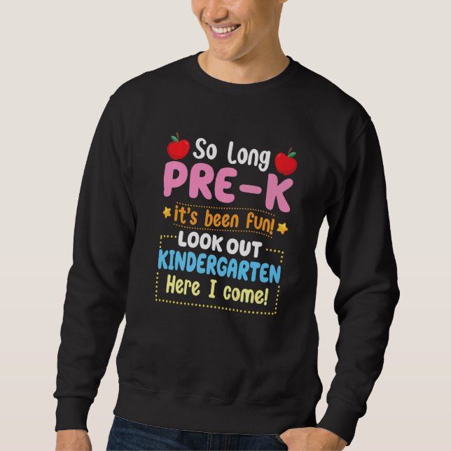 Hello Kindergarten Teacher Student Back To School  Sweatshirt (Front)