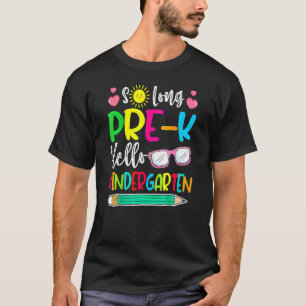 Hello Kindergarten Teacher Student Back To School T-Shirt