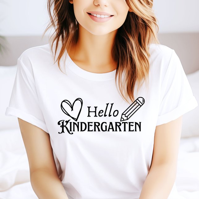 Hello Kindergarten Teacher Tshirt (Creator Uploaded)