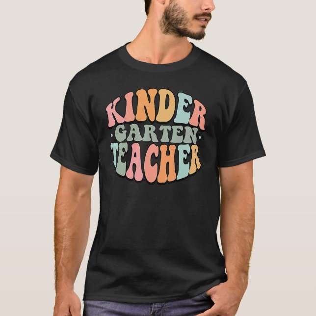 Hello Kindergarten Team Kinder Back To School Teac T-Shirt (Front)