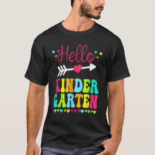 Hello Kindergarten Team Kinder Back To School Teac T-Shirt