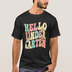 Hello Kindergarten Team Kinder Back To School Teac T-Shirt