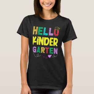 Hello Kindergarten Team Kinder Back to School Teac T-Shirt