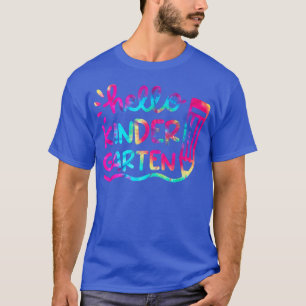 Hello Kindergarten Tie Dye Teachers Kids Back To S T-Shirt