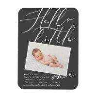 Hello little one chic elegant modern photo