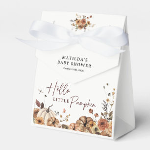 Hello Little Pumpkin Fall Baby Shower Favor Box