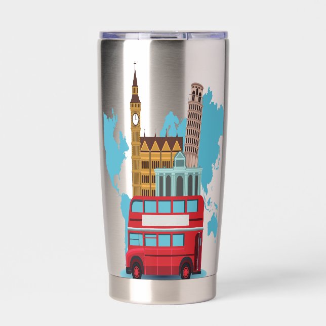 Hello London Insulated Tumbler (Front)