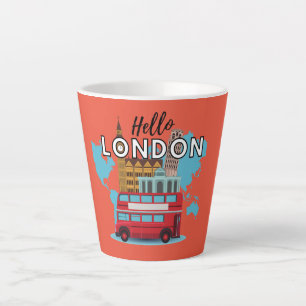 Hello London Latte Mug