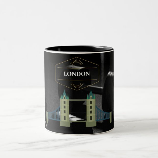 Hello London Two-Tone Coffee Mug (Center)