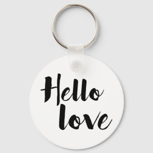 Hello Love Keychain