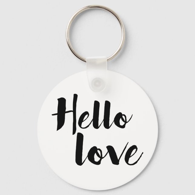 Hello Love Keychain (Front)
